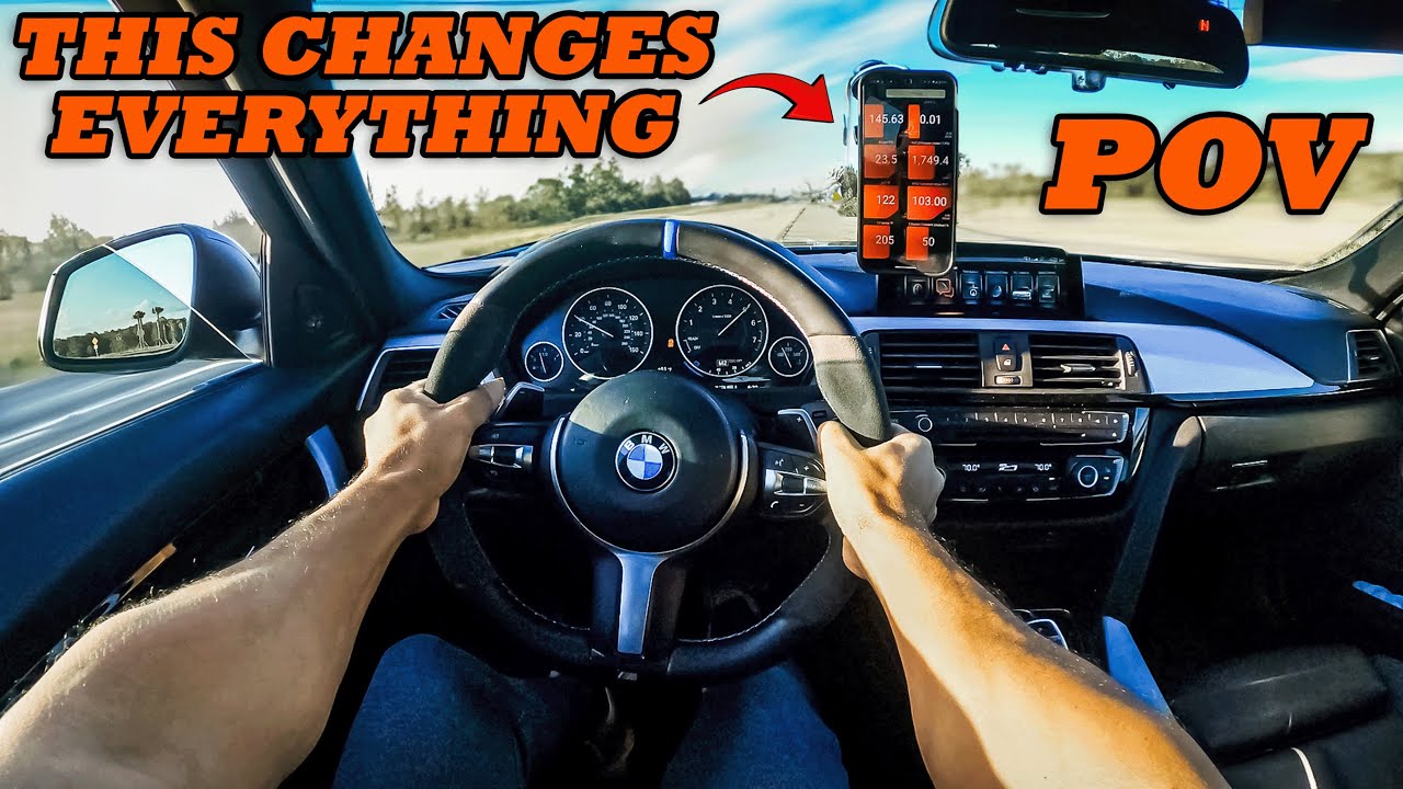 Big Turbo BMW 340i Puts Down Massive Power (POV)