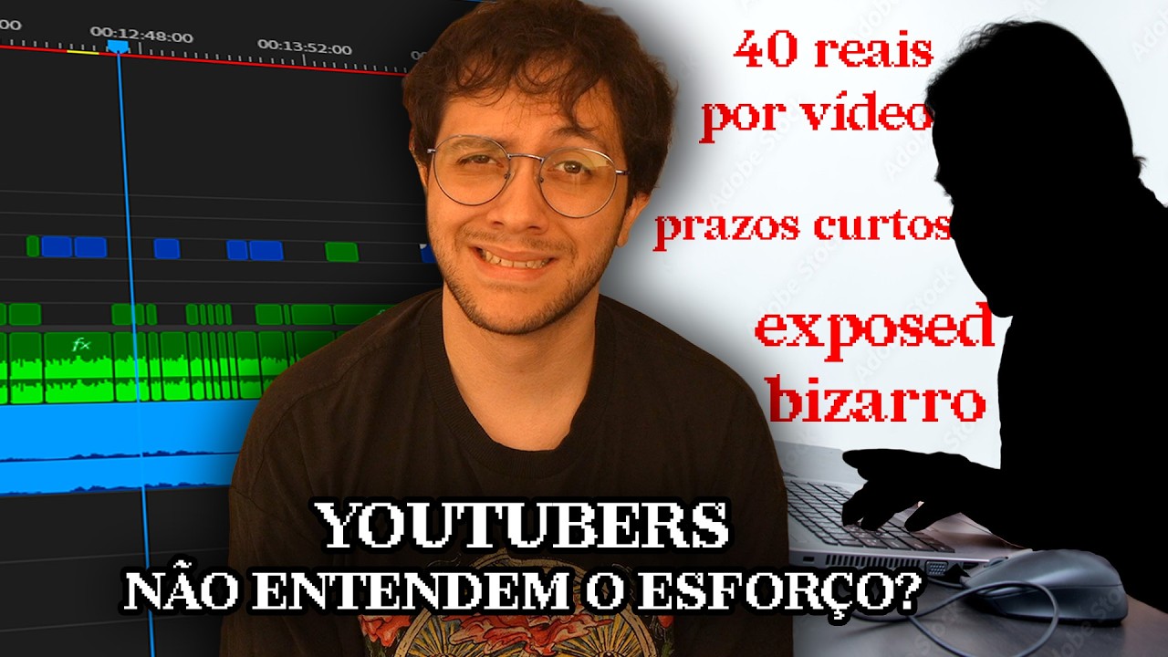 A normalização da exploração de EDITORES DE VÍDEOS (todo youtuber paga mal?)