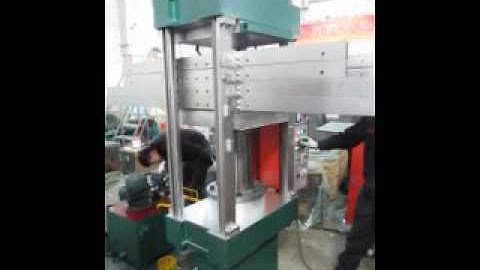 rubber tiles vulcanizing press