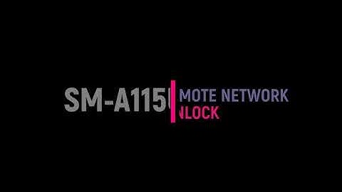 GALAXY A11 [SM-A115U] SPRINT REMOTE NETWORK UNLOCK