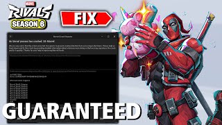How To Fix Marvel Rivals Season 6 Crashing | Marvel Crash Reporter Fix (2026)