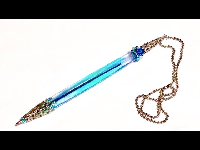 【UVレジン】アンティーク風ボールペン作ってみました💙 UV resin Antique pen