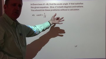 Precalculus Class 1/20/21 Chapter 4.2 Exercises 41-49 Solve Trigonometric Equations