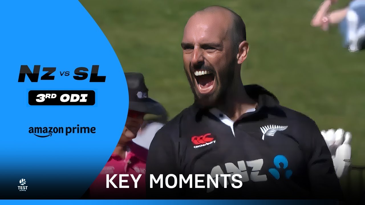 NZ vs SL: 3rd ODI - Key Moments | Prime Video India - YouTube