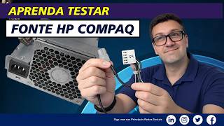 FONTE HP COMPAQ 8000 NÃO LIGA? 🔌 TESTE COM CLIP (PASSO A PASSO)
