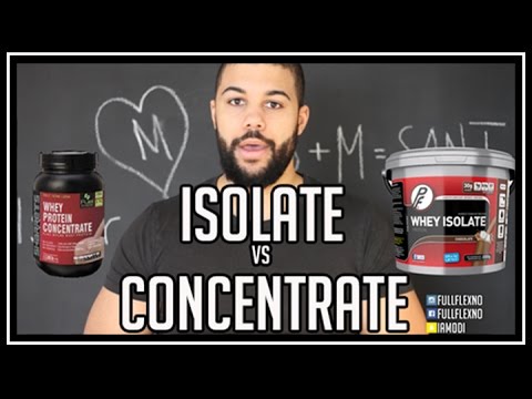 Proteinpulver - Isolate vs Concentrate