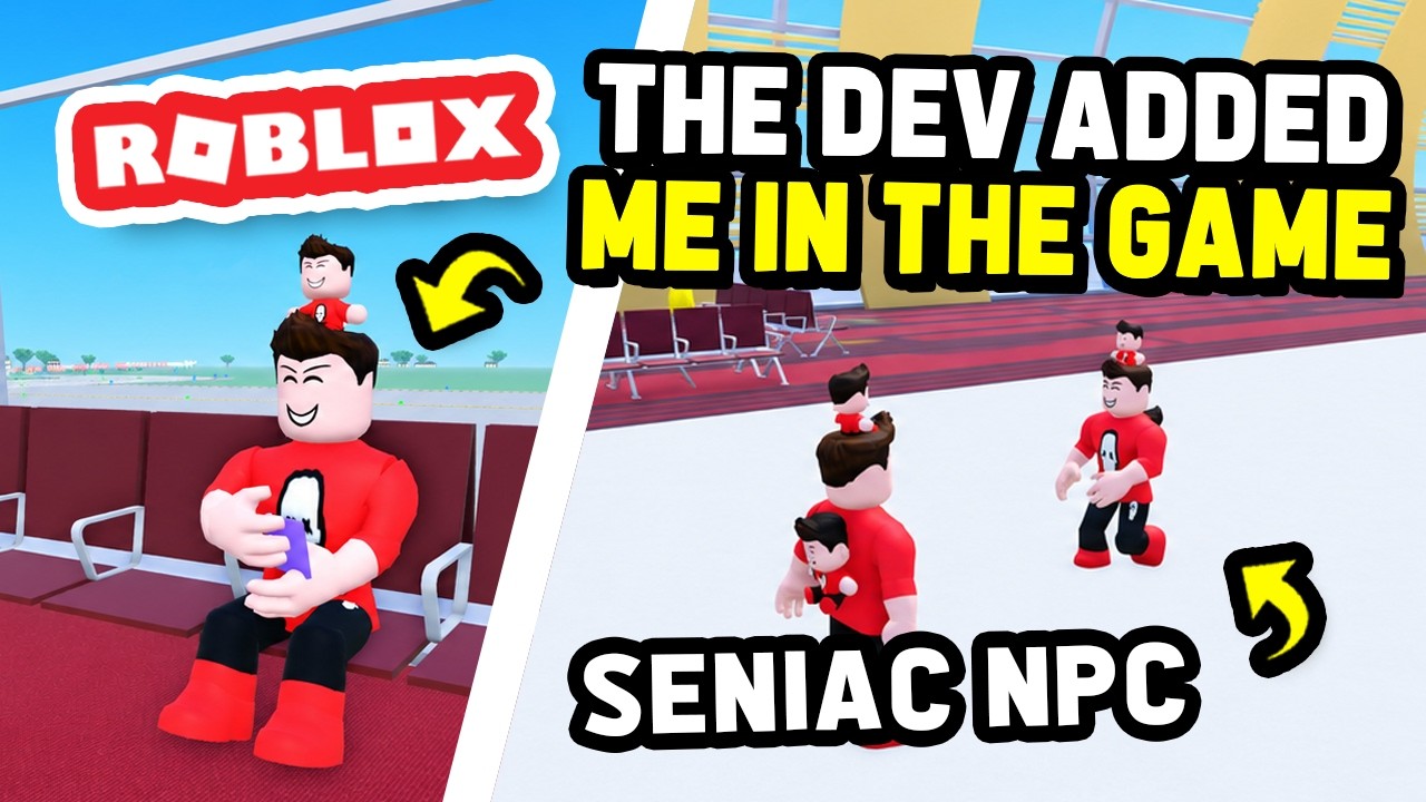 The DEV ADDED ME in THE GAME in Cabin Crew Simulator (Roblox)