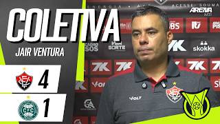 COLETIVA JAIR VENTURA | AO VIVO | Vitória x Coritiba- Brasileirão 2026