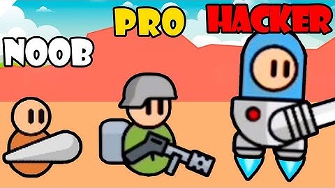 NOOB vs PRO vs HACKER in We are Warriors! Part 3