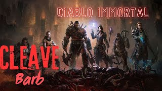 Cleave Barb build PvP Diablo immortal