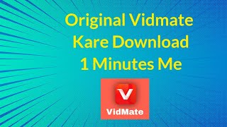 Vidmate Download kese kare // Original Vidmate kare Download 1minutes Me screenshot 2