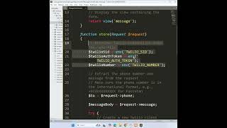 Laravel 12 - How to Send SMS 📲📩 Using Twilio🚀#shorts @CodeShotcut #laravel12 #laravel #shortvideo