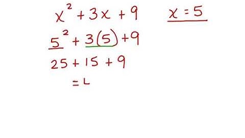 Evaluate Polynomial Expressions