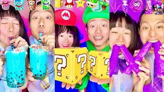 Random Emoji Food Challenge ASMR Compilation! 🥵bubble tea boba(Part13)