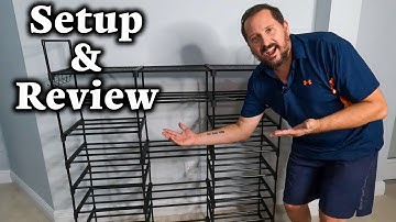 👟 Ultimate Shoe Storage! 🏠 VTRIN 10-Tier Shoe Rack Review ✅🖤