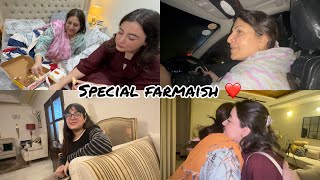 SPECIAL FARMAISH POORI HOGAYI ❤ | HUM KAHAN HAIN | VLOG 441