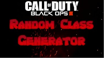 Black Ops 3 - Random Class Generator Challenge Ep. 1