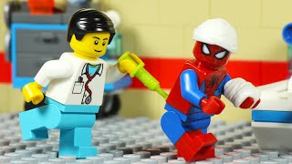 Lego Spiderman Hospital Emergency Cat Rescue