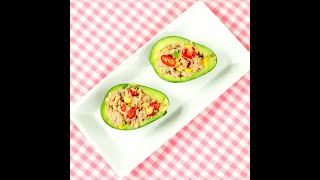 Tuna Stuffed Avocado Tuna Stuffed Avocado