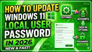 Simple Way to Update Your User Login Password on Windows 11