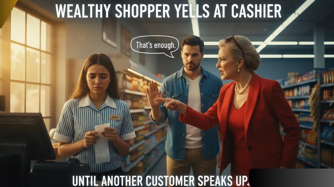 Wealthy Shopper Yells at Cashier | Until Another Customer Speaks Up ...