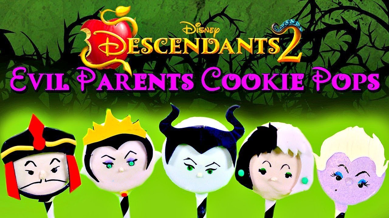 DESCENDANTS 2 EVIL PARENTS OREO COOKIE POPS (2017 HALLOWEEN SERIES)