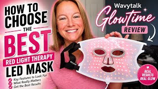 How to Choose the Best Red Light Therapy LED Mask | Wavytalk Glowtime Review