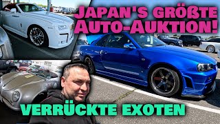 LEVELLA ON TOUR  Japan's größte AutoAuktion!  Extreme Vielfalt & verrückte Exoten  Teil 1