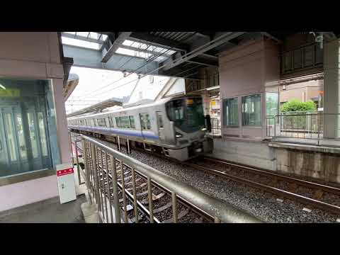 関空快速と切り離した紀州路快速和歌山行き　日根野発車、