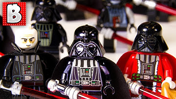 Every Lego Darth Vader Minifigure Ever!!! |  + Rare Chrome Darth Vader | Collection Review
