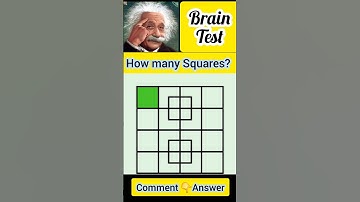 How Many Squares Can You Spot? | Brain Teaser That’ll Blow Your Mind! #BrainTeaser