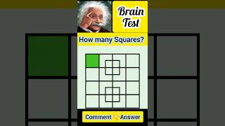 How Many Squares Can You Spot? | Brain Teaser That’ll Blow Your Mind! #BrainTeaser