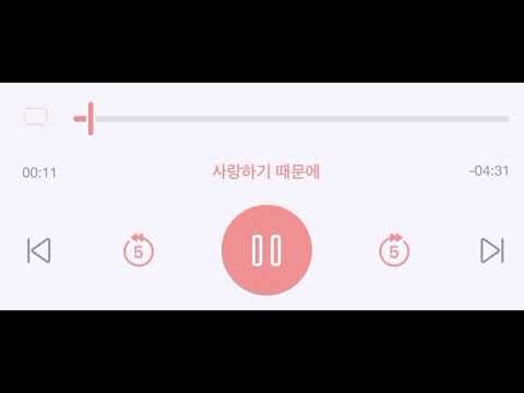 사랑하기 때문에 cover