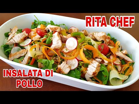 Video: Insalata Di Petto Di Pollo Affumicato Con Verdure. Ricetta Passo Passo Con Foto