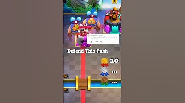 CAN YOU DEFEND THIS MONSTER ELECTRO PUSH..?? 🧐😶‍🌫️ #clashroyale #shorts