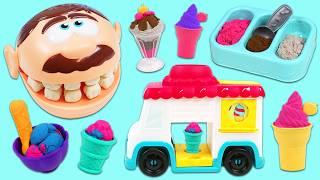Mr. Play Doh Head Visits The Kinetic Sand Toy Ice Cream Truck!