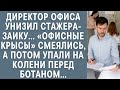 Директор офиса унизил стажера-заику… «Офисные крысы» смеялись, а потом упали на колени перед ботаном