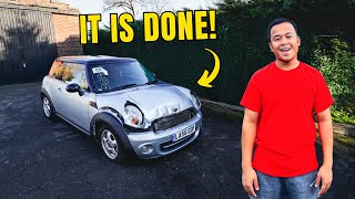 The CHEAP ($90) Crashed Mini Cooper Rebuild Complete