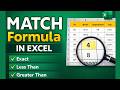 MATCH Formula in Excel | How to apply match formula in excel #excel