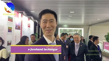 Wang Liqin beautiful forehand technique