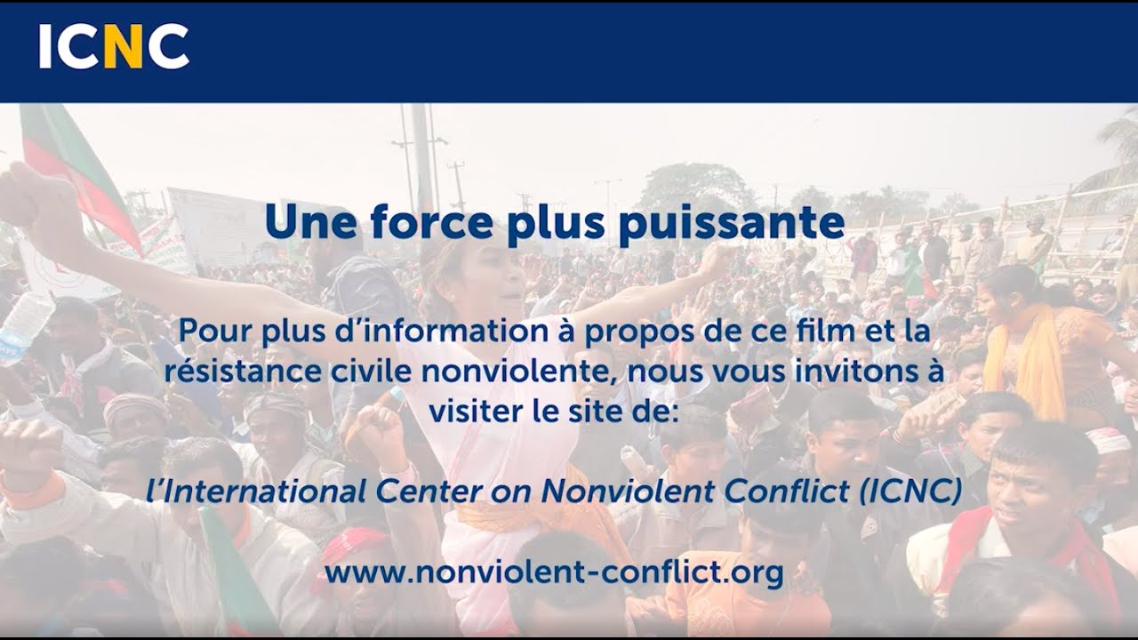 Une force plus puissante: Partie 1 (A Force More Powerful: Part 1 - French) (high definition)