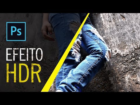 RÁPIDO E FÁCIL! COMO FAZER EFEITO HDR no Photoshop - Melhor método - Curso de Photoshop CC 2018