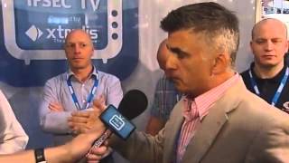 TDSI present the award for their best performing UK Platinum Partner on IFSEC TV