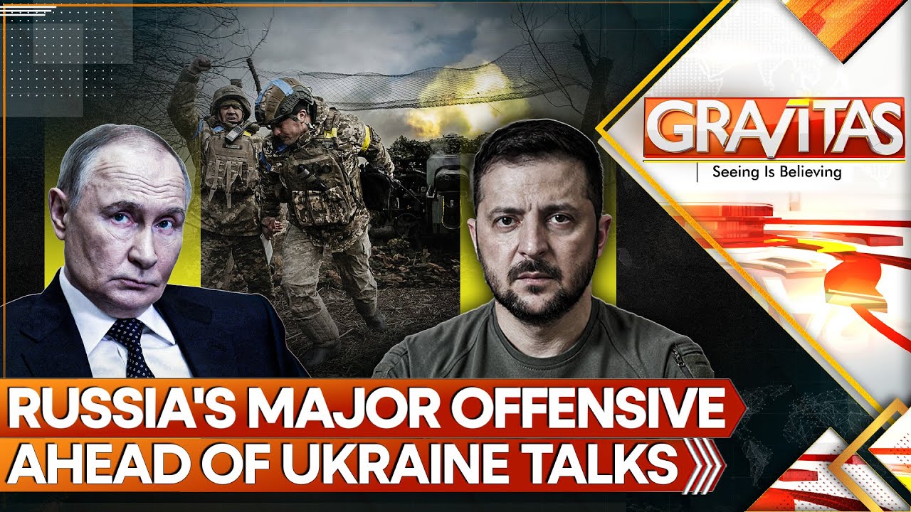 Russia-Ukraine War: Massive Russian Offensive Ahead of Trump–Putin Meet in Alaska | GRAVITAS Live