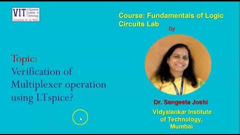 Verification of Multiplexer operationusing LTspice