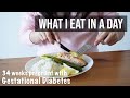WHAT I EAT IN A DAY | 34 weeks pregnant with Gestational Diabetes