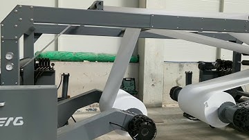 4 rolls running in turkey sheet cutter machine/Model 1400 high speed cutter /paper roll to sheet cut