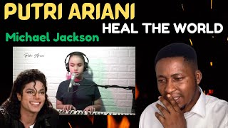 Putri Ariani - Heal the World - Michael Jackson cover | REACTION