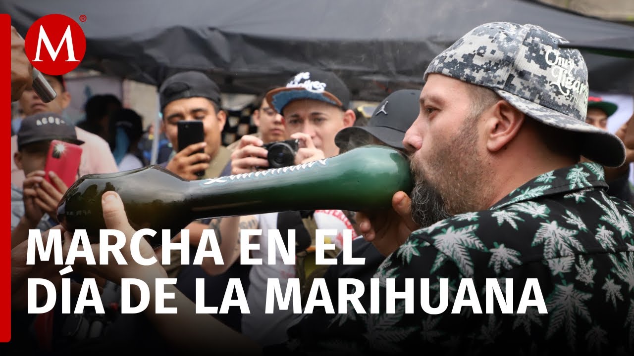 Marchan en Ciudad de México por el Día Internacional de la Marihuana ...