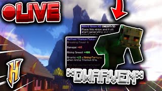 LIVE Hypixel Skyblock Stream | DWARVEN MINES + DUNGEONS | GRINDING + BEDWARS MAYBE